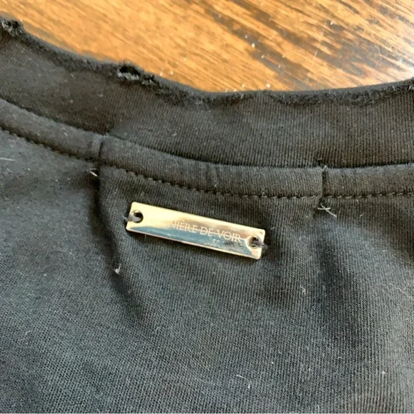 Maniere De Voir Marilyn Monroe Graphic Tee in Black/Gray - Picture 9 of 10